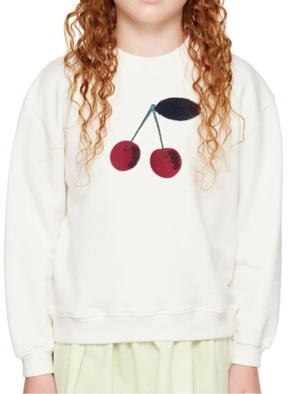 Bonpoint cherry sweatshirt size 10
